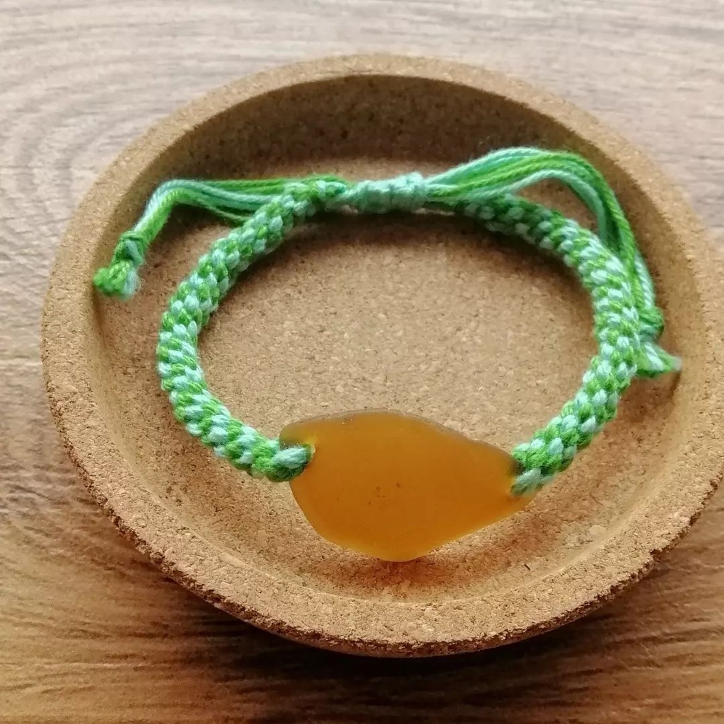 Bracelet, sea glass