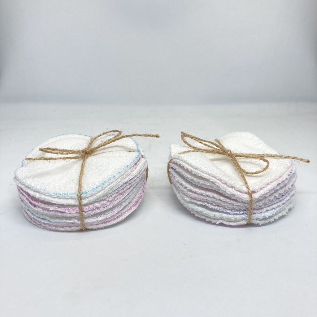 Cotton rounds, washable - 12 pcs