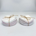Cotton rounds, washable - 12 pcs