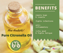 Citronella essential oil, pure - per ml
