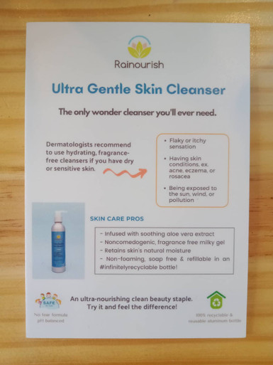 Skin cleanser, ultra gentle - per ml