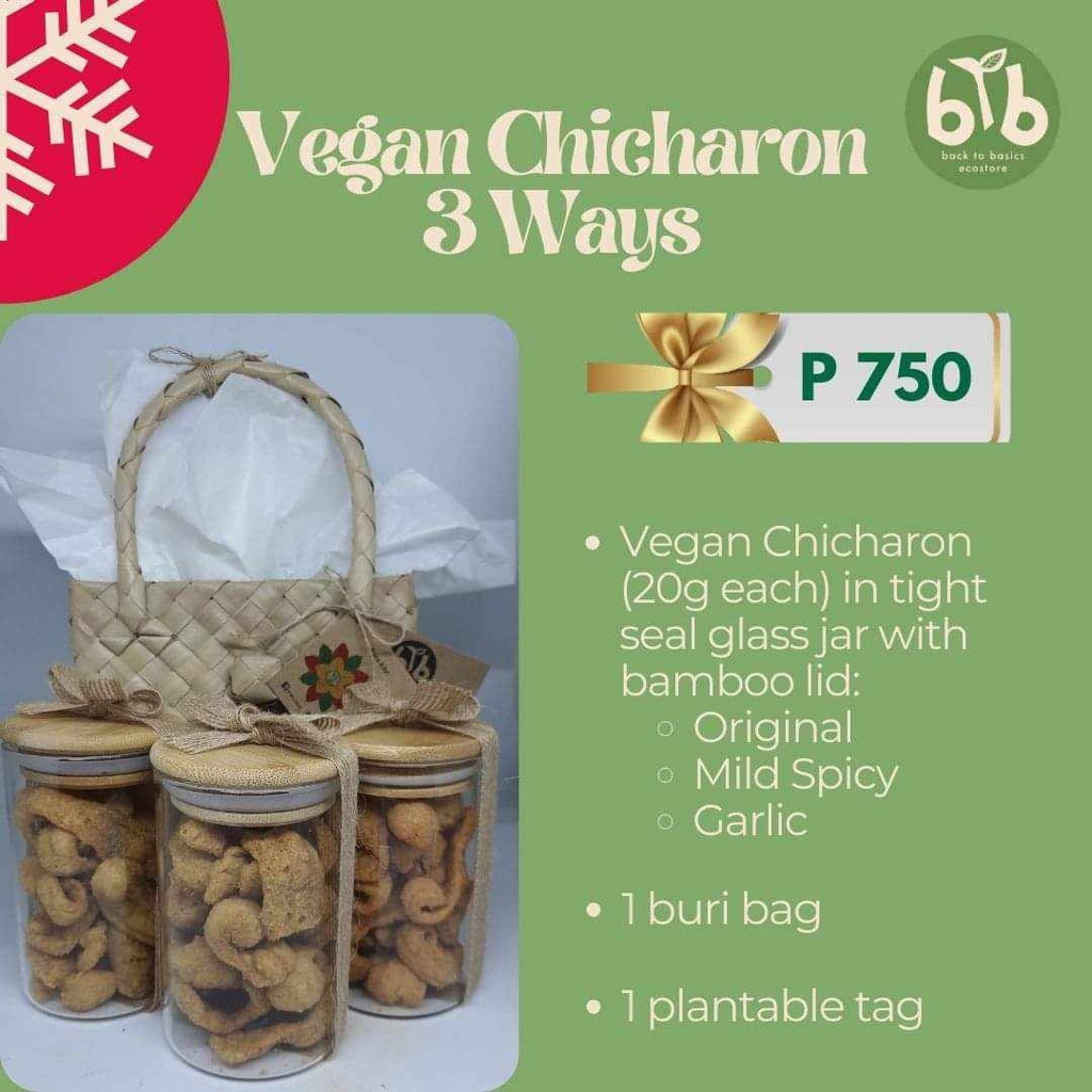 Pasko 2023 - Vegan Chicharon 3 Ways