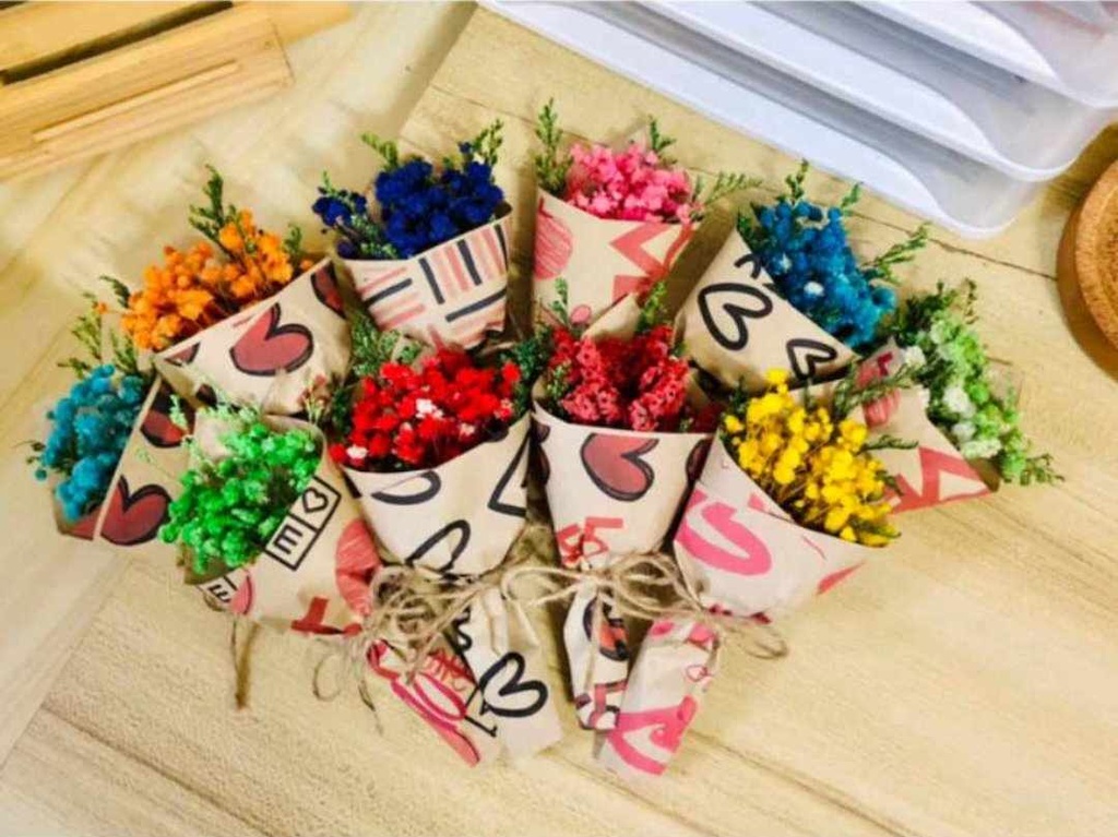 Mini bouquet, dried flowers