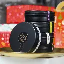 Choco-coffee beanies in tin cans, 75 g