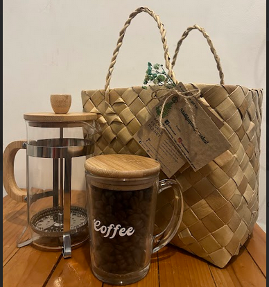 Coffee press gift set