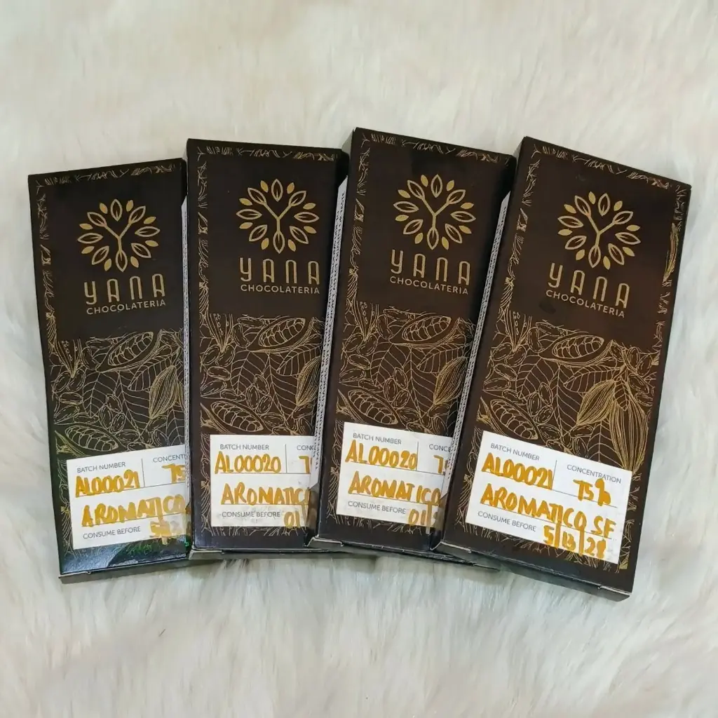 Chocolate Bar 75% aromatico sugar-free with nibs (50g)