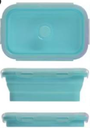Food container, silicone - collapsible