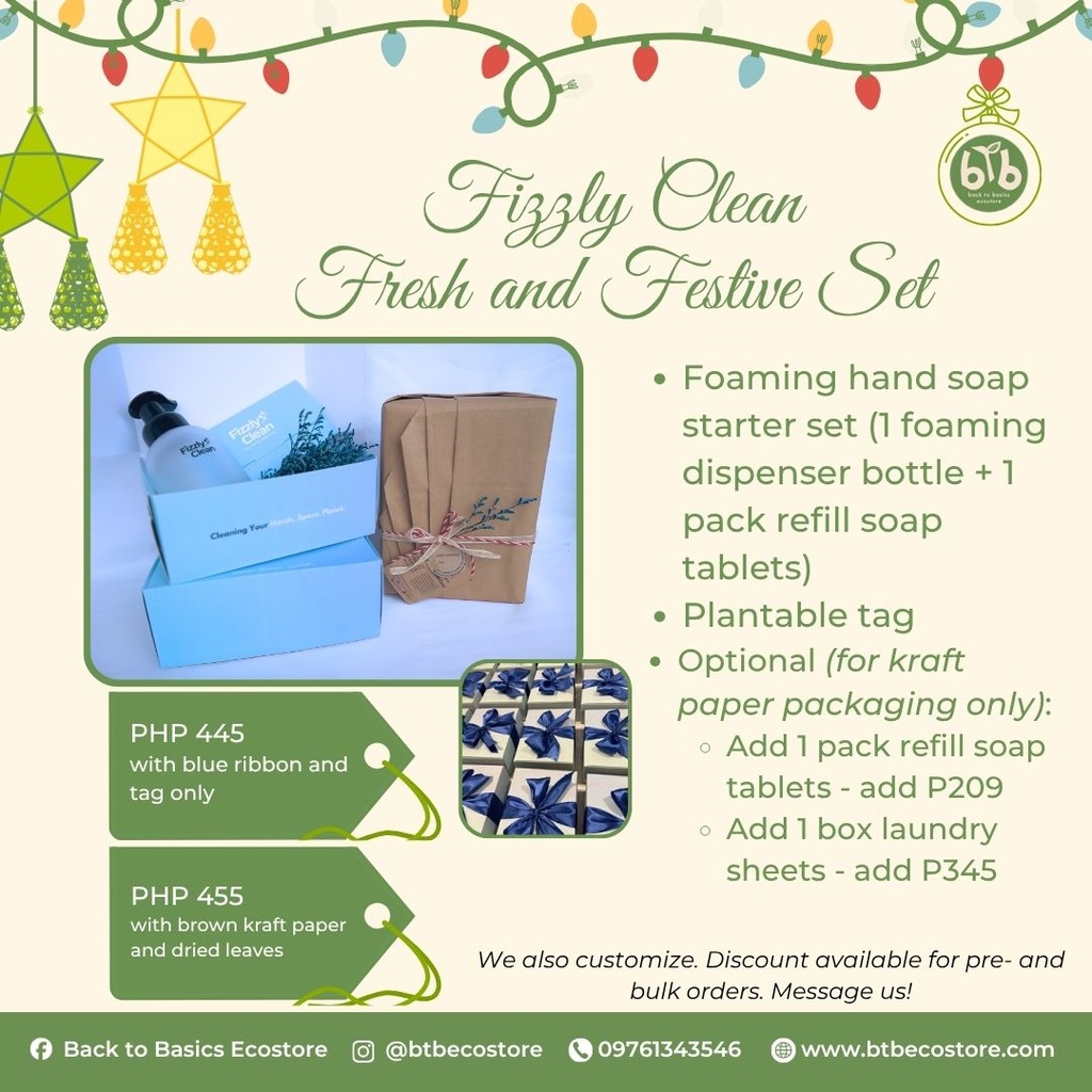 Pasko 2025 -  Foaming fizzly hand soap tablet kit