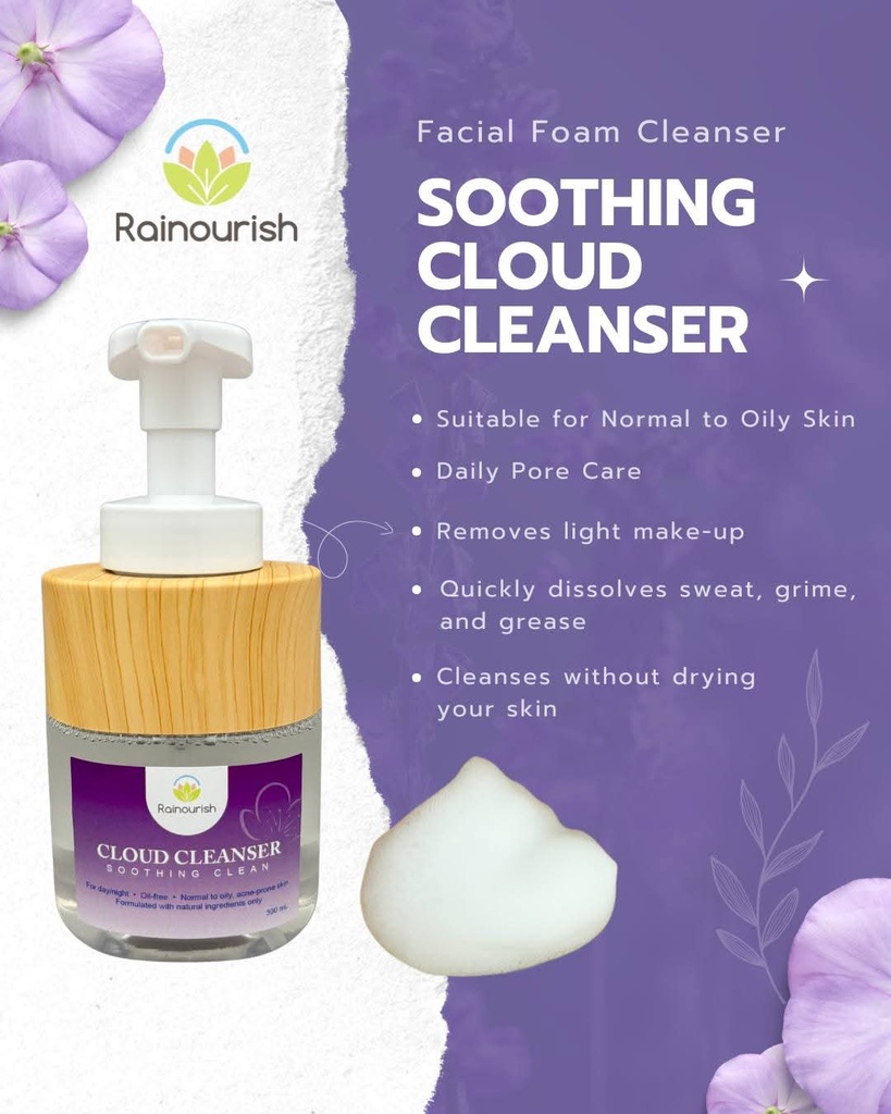 Facial foam cloud cleanser, 300 ml prepackaged