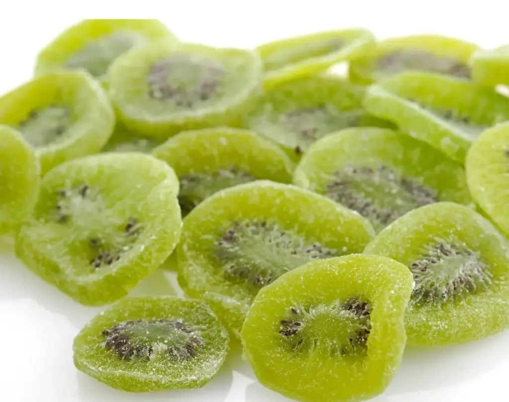 Kiwi, dried - per gm