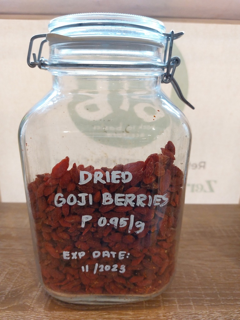 Goji berries, dried - per gm