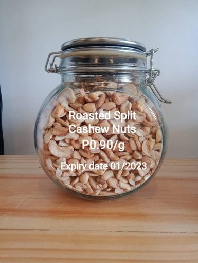 Cashews, roasted split - per gm