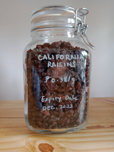 Raisins, sultana - per gm