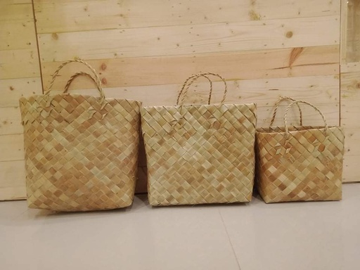 Bayong baskets, pandan