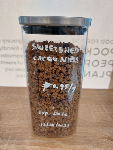 Cacao nibs, roasted - per gm