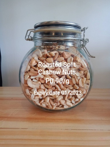 [G-RSTSPLTCSHW-RF-1] Cashews, roasted split - per gm