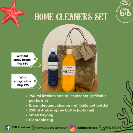 Home cleaners gift set
