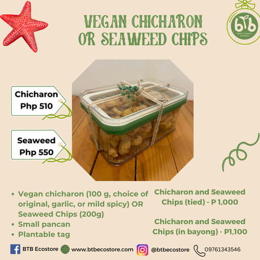 Pasko 2024 - Vegan Chicharon/Seaweed Chips