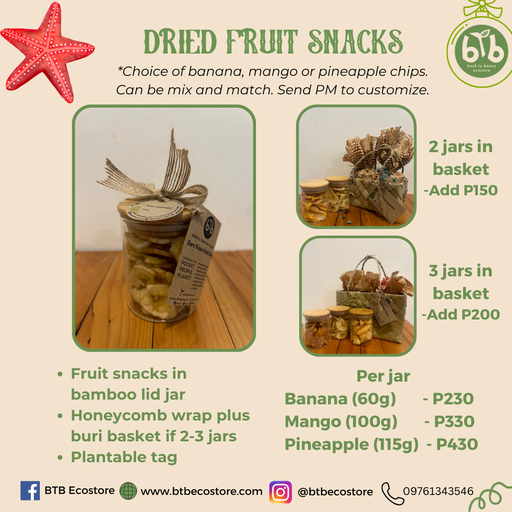 Pasko 2024 - Dried Fruit Snacks