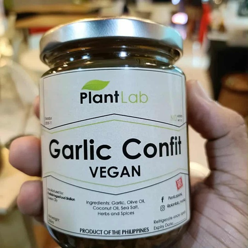 [PLAB-GARLICONF-PK] Vegan garlic confit, bottled 200 ml