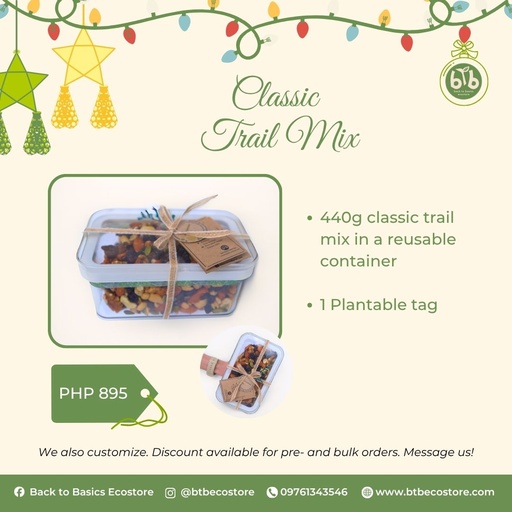 [BTB-GFTST-CLTRLMIX-PC] Pasko 2025 -  Classic trail mix in reusable container
